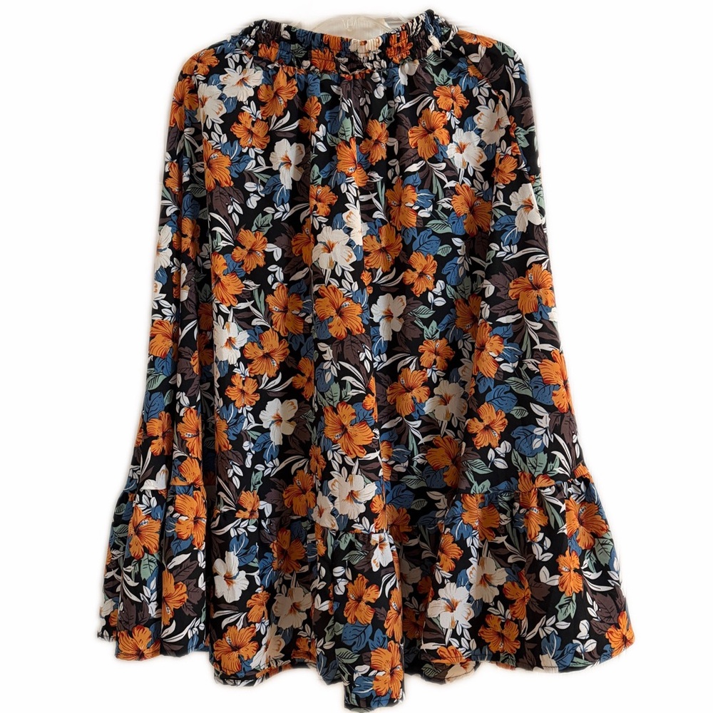 NWOT Tiered Floral Boho Skirt Size Small (S)